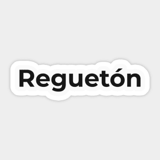 Reguetón minimalist design Sticker